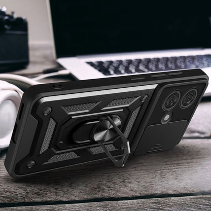 Cover til Motorola Edge 50 Ultra, Techsuit, CamShield, Sort