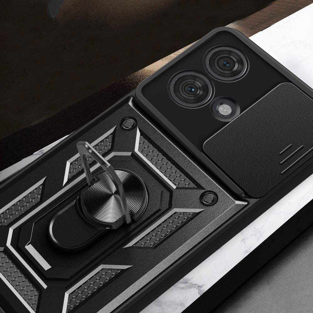 Cover til Motorola Edge 50 Ultra, Techsuit, CamShield, Sort