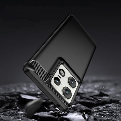 Cover til Motorola Edge 50 Ultra, Techsuit, Carbon, Blå