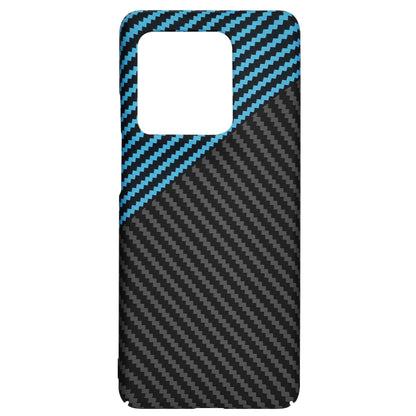 Cover til Motorola Edge 50 Ultra, Techsuit, Carbonite FiberShell, Sort Bleu