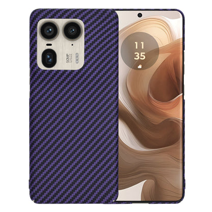 Cover til Motorola Edge 50 Ultra, Techsuit, Carbonite FiberShell, Lilla