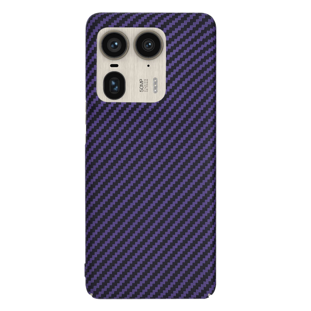 Cover til Motorola Edge 50 Ultra, Techsuit, Carbonite FiberShell, Lilla