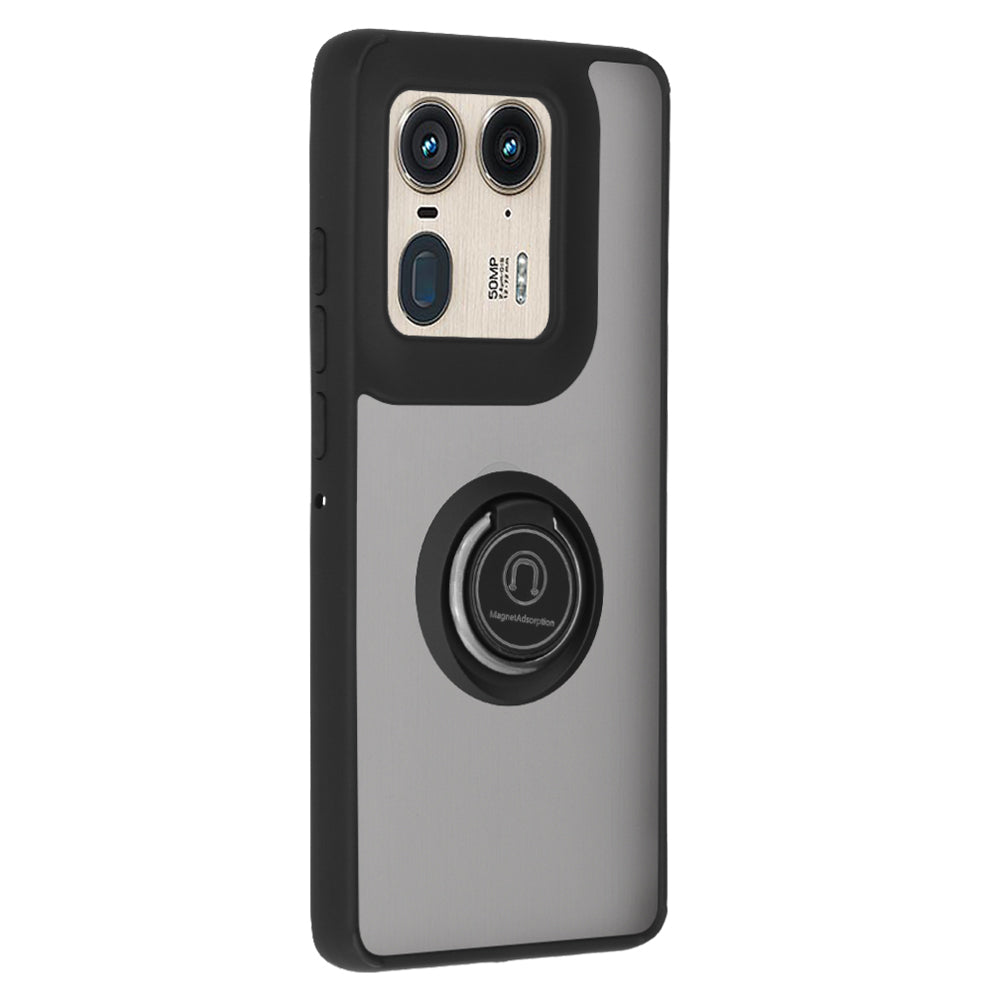 Cover til Motorola Edge 50 Ultra, Techsuit, Glinth, Sort