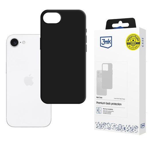 Cover til Motorola Edge 60 Fusion / Edge 60, 3MK, Mat Sort