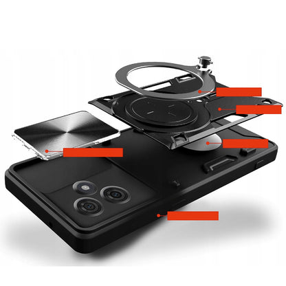 Cover til Motorola Edge 60 Fusion / Edge 60, Techsuit, CamGuard Pro, Sort