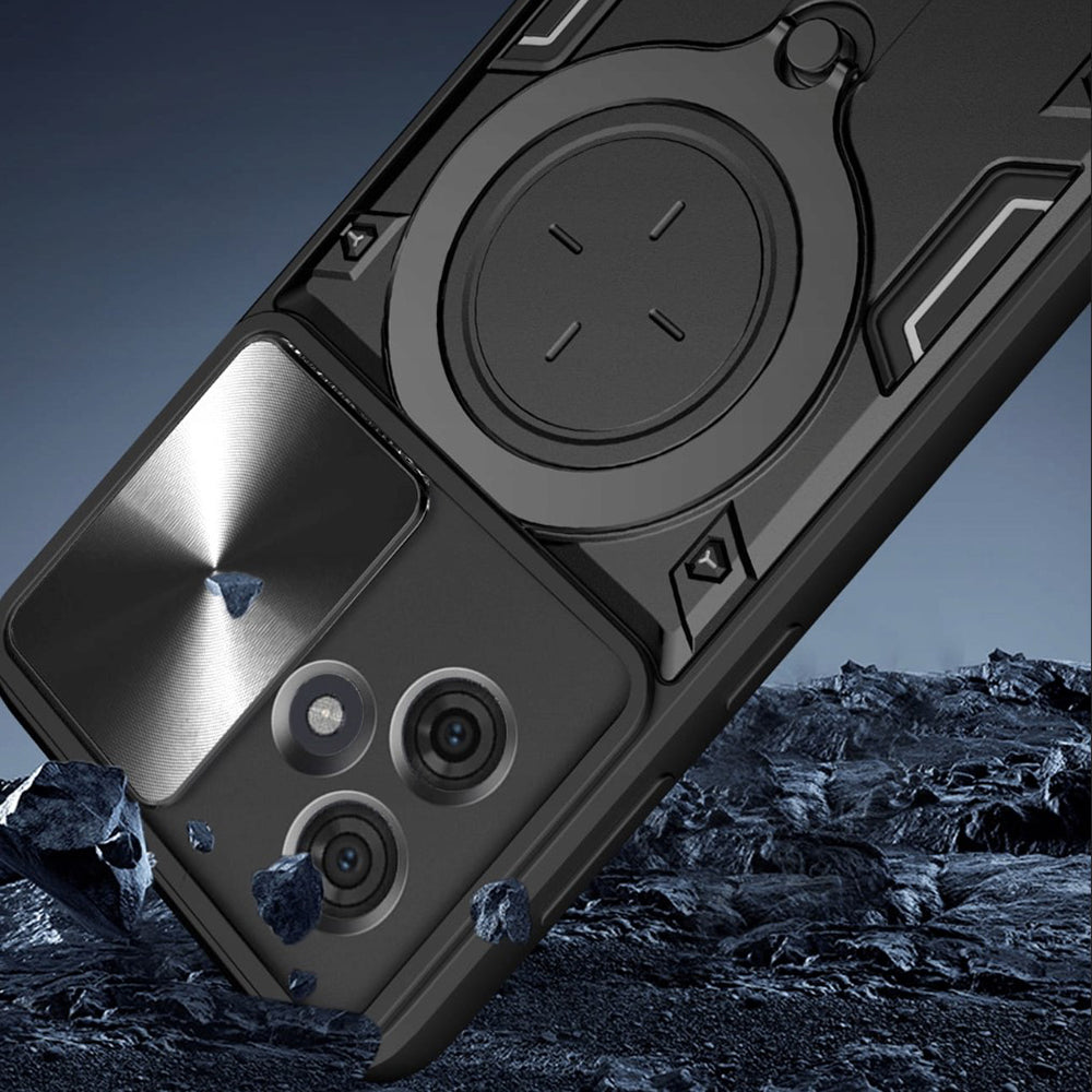 Cover til Motorola Edge 60 Fusion / Edge 60, Techsuit, CamGuard Pro, Sort