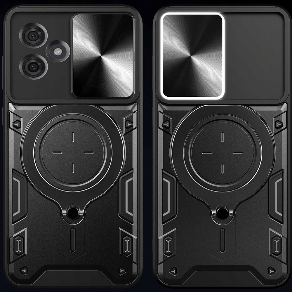Cover til Motorola Edge 60 Fusion / Edge 60, Techsuit, CamGuard Pro, Sort