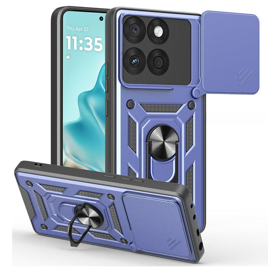 Cover til Motorola Edge 60 Fusion / Edge 60, Techsuit, CamShield, Blå