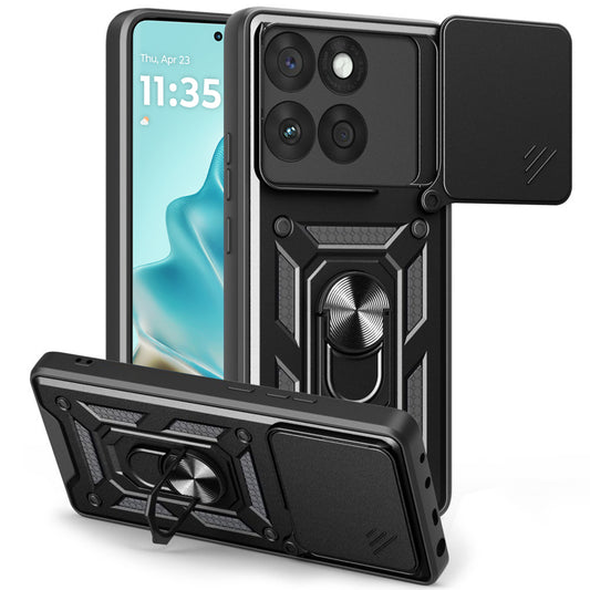 Cover til Motorola Edge 60 Fusion / Edge 60, Techsuit, CamShield, Sort