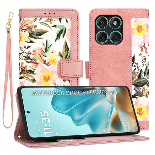 Cover til Motorola Edge 60 Fusion / Edge 60, Techsuit, FlipCraft, Pink