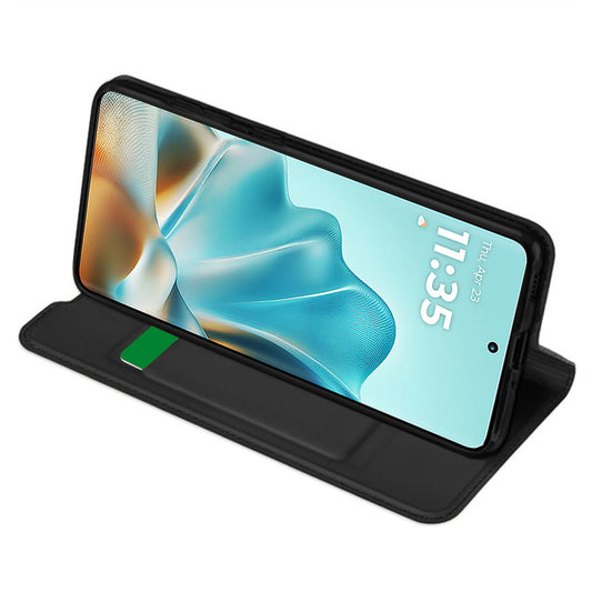 Cover til Motorola Edge 60 Fusion / Edge 60, Techsuit, Magskin Book, Sort