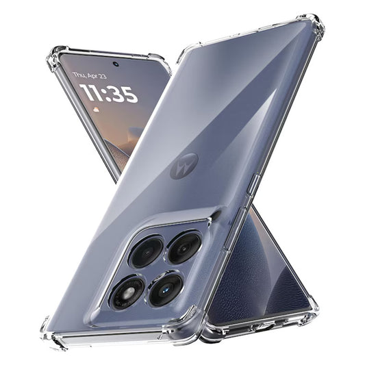 Cover til Motorola Edge 60 Fusion / Edge 60, Techsuit, Stødabsorberende Klar, Transparent