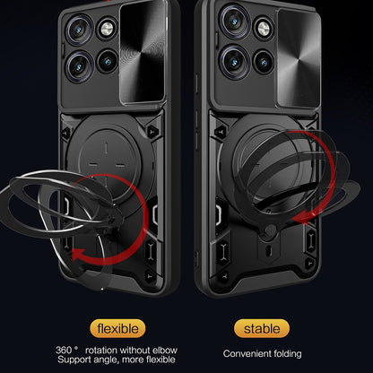 Etui til Motorola Edge 60 Neo / Edge 50 Neo, Techsuit, CamGuard Pro, Sort