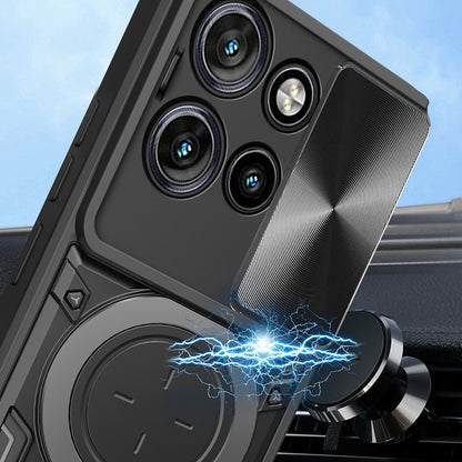 Etui til Motorola Edge 60 Neo / Edge 50 Neo, Techsuit, CamGuard Pro, Sort