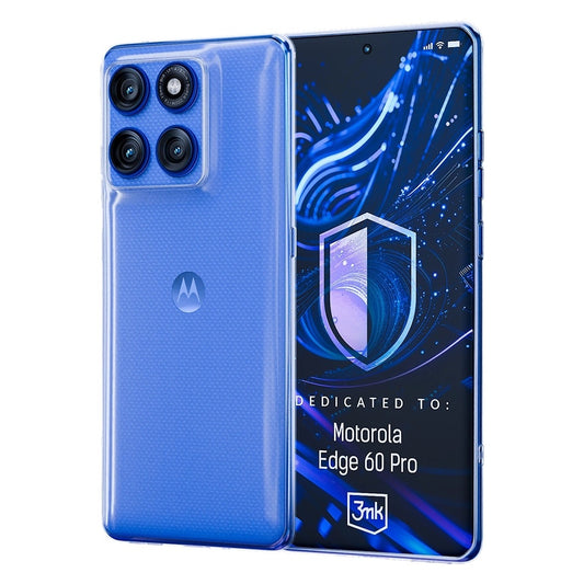Cover til Motorola Edge 60 Pro, 3MK, Klar, Transparent