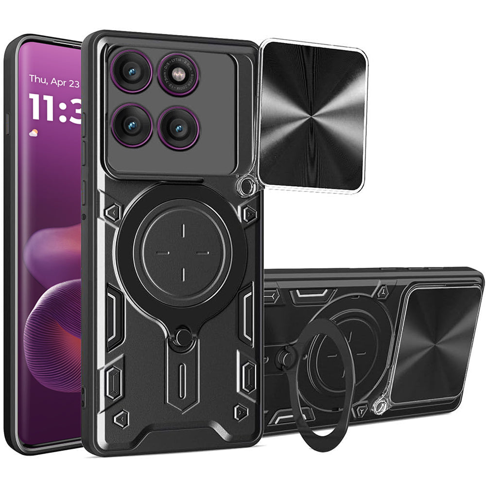 Cover til Motorola Edge 60 Pro, Techsuit, CamGuard Pro, Sort