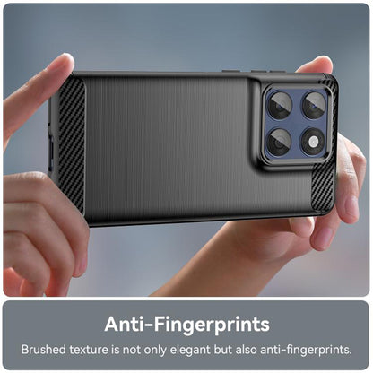 Cover til Motorola Edge 60 Pro, Techsuit, Carbon, Sort