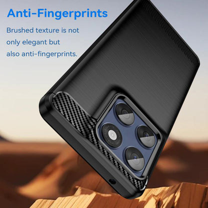 Cover til Motorola Edge 60 Pro, Techsuit, Carbon, Sort
