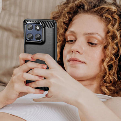 Cover til Motorola Edge 60 Pro, Techsuit, Carbon, Sort