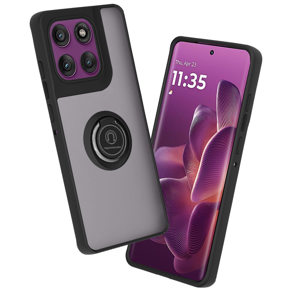Cover til Motorola Edge 60 Pro, Techsuit, Glinth, Sort