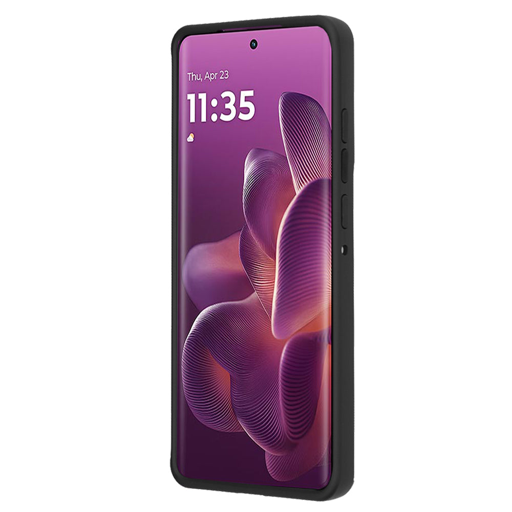 Cover til Motorola Edge 60 Pro, Techsuit, Glinth, Sort