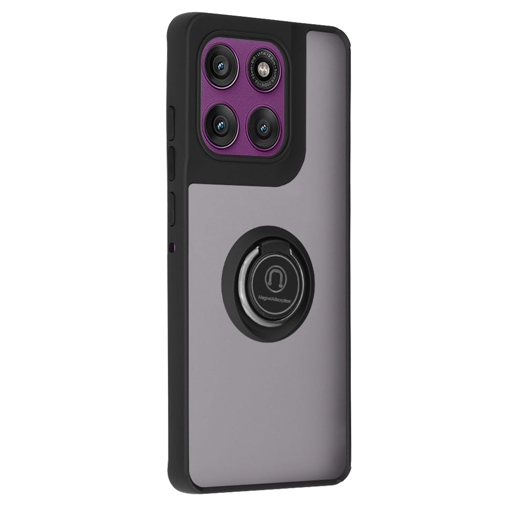 Cover til Motorola Edge 60 Pro, Techsuit, Glinth, Sort
