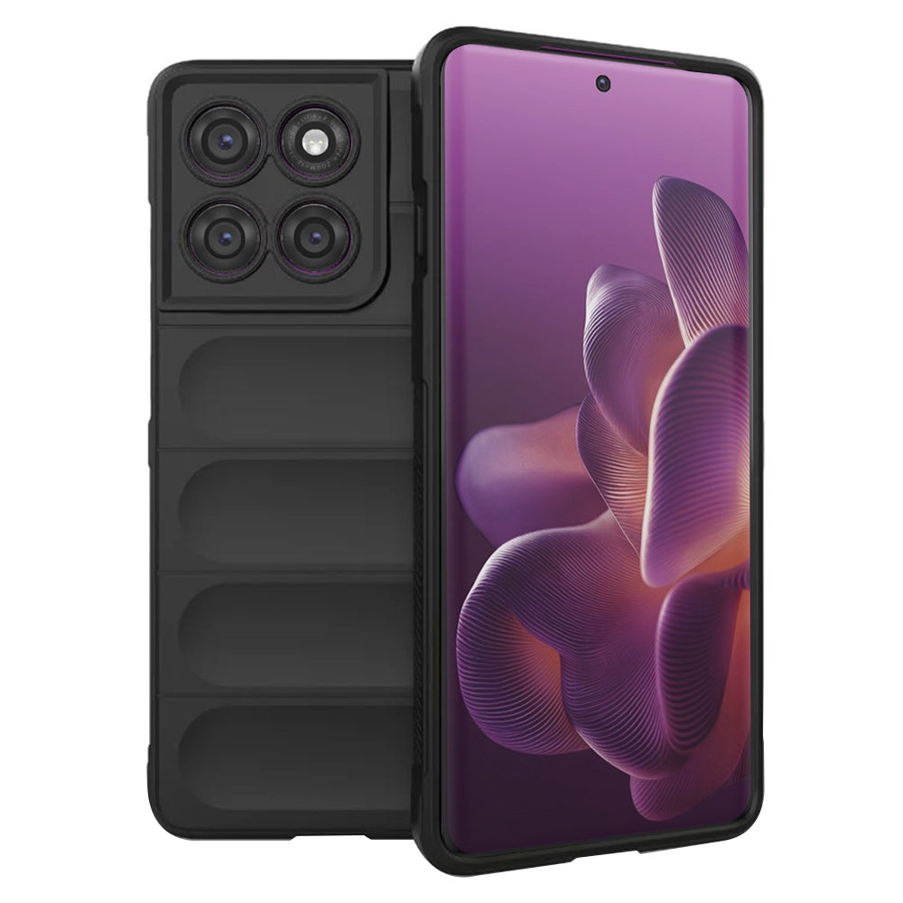 Cover til Motorola Edge 60 Pro, Techsuit, Magic Shield, Sort