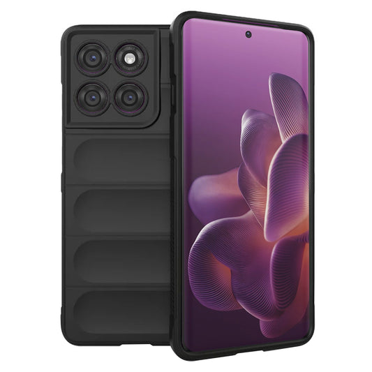 Cover til Motorola Edge 60 Pro, Techsuit, Magic Shield, Sort