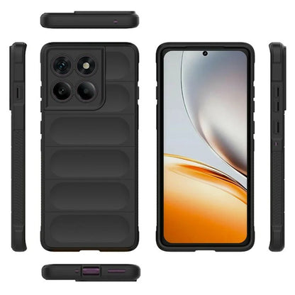Cover til Motorola Edge 60 Pro, Techsuit, Magic Shield, Sort