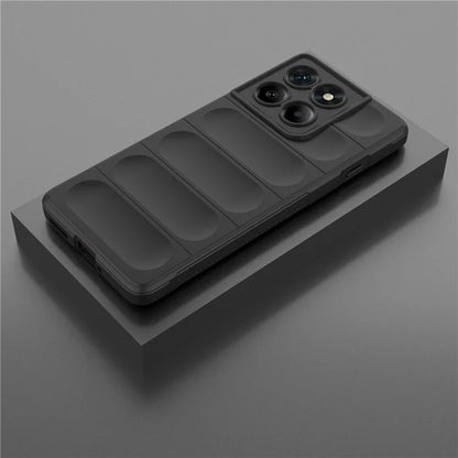 Cover til Motorola Edge 60 Pro, Techsuit, Magic Shield, Sort