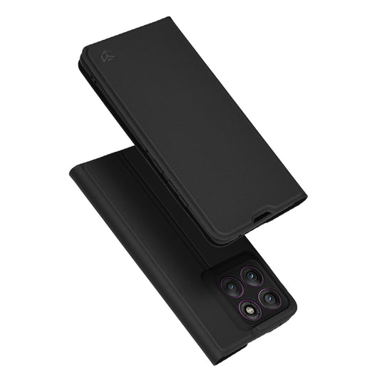 Cover til Motorola Edge 60 Pro, Techsuit, Magskin Book, Sort