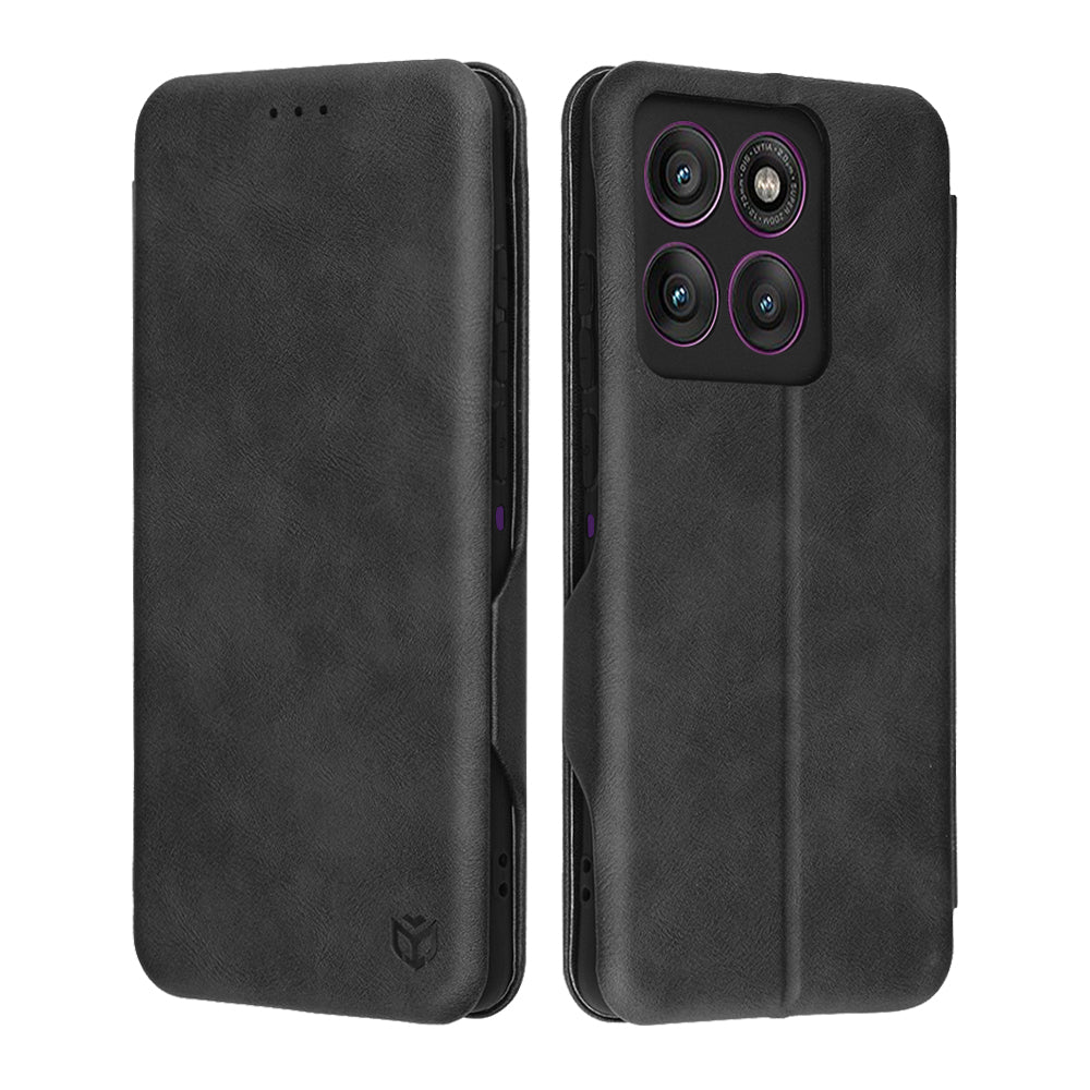 Cover til Motorola Edge 60 Pro, Techsuit, Safe Wallet Plus, Sort