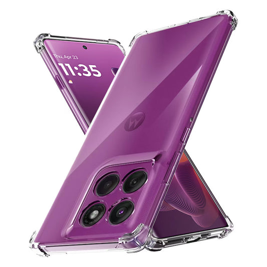 Cover til Motorola Edge 60 Pro, Techsuit, Stødabsorberende Klar, Transparent