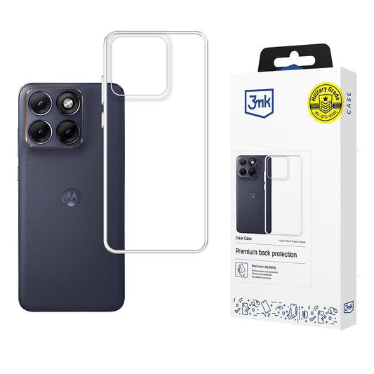 Cover til Motorola Edge 70 Fusion, 3MK, Klar, Transparent