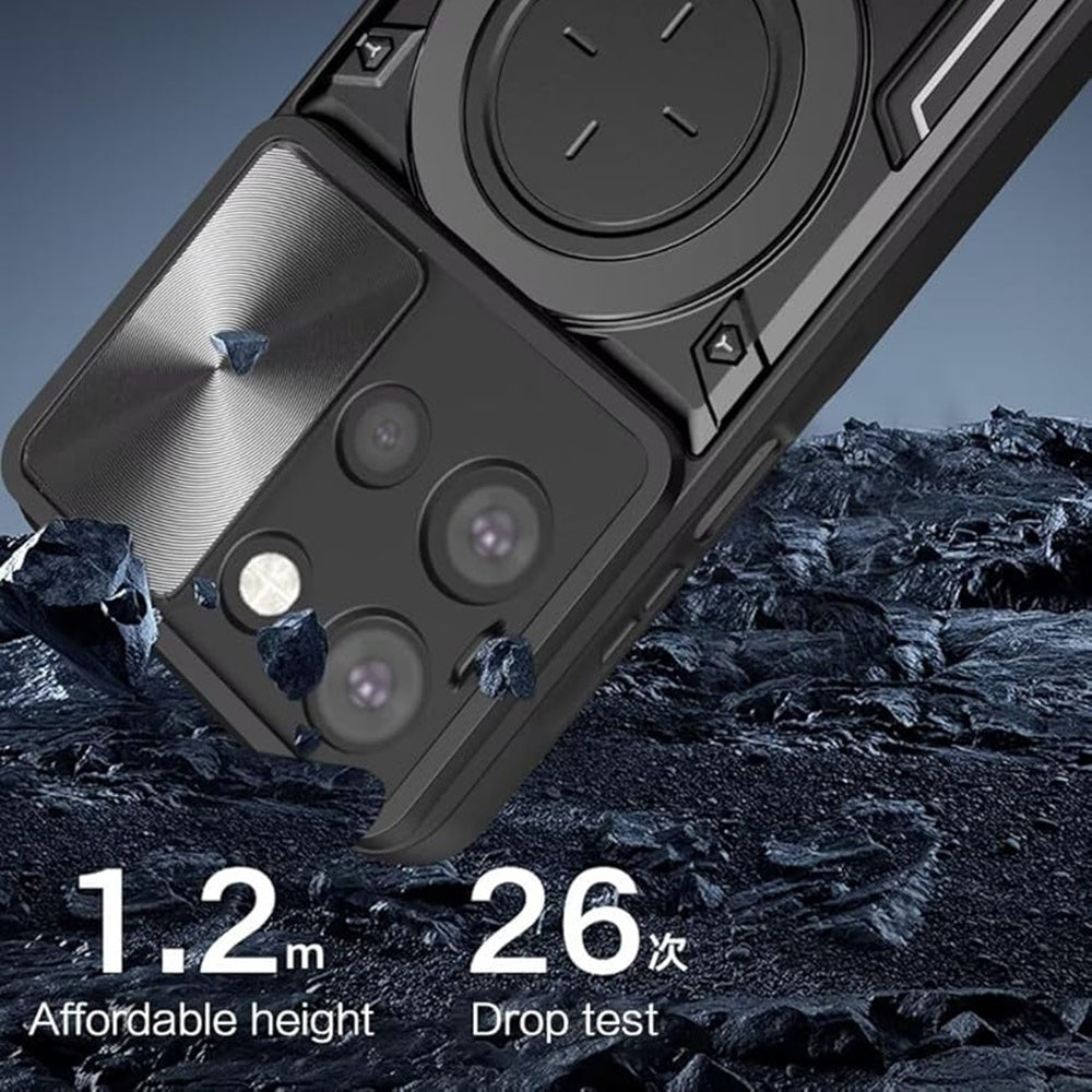 Etui til Motorola Edge 70 Fusion, Techsuit, CamGuard Pro, Blå