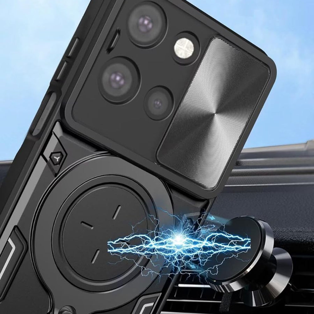 Etui til Motorola Edge 70 Fusion, Techsuit, CamGuard Pro, Blå