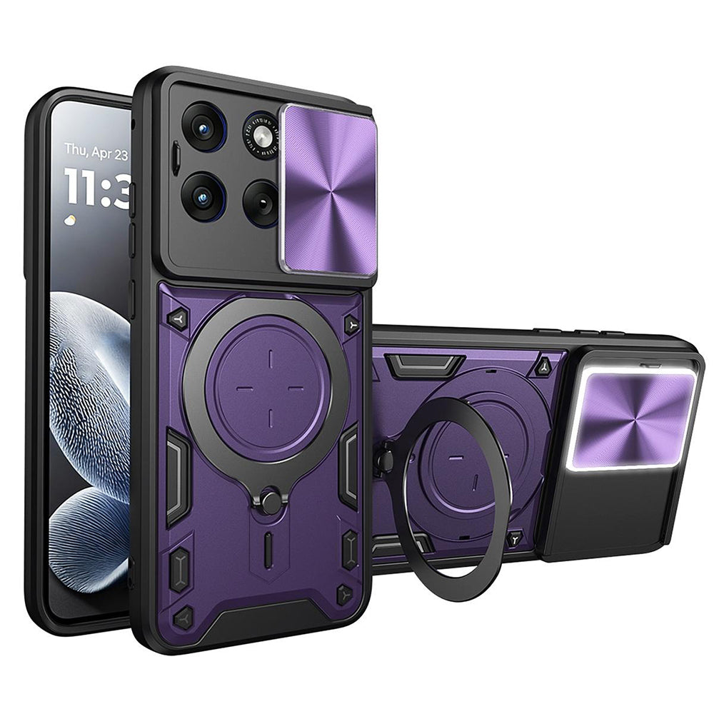 Cover til Motorola Edge 70 Fusion, Techsuit, CamGuard Pro, Lilla