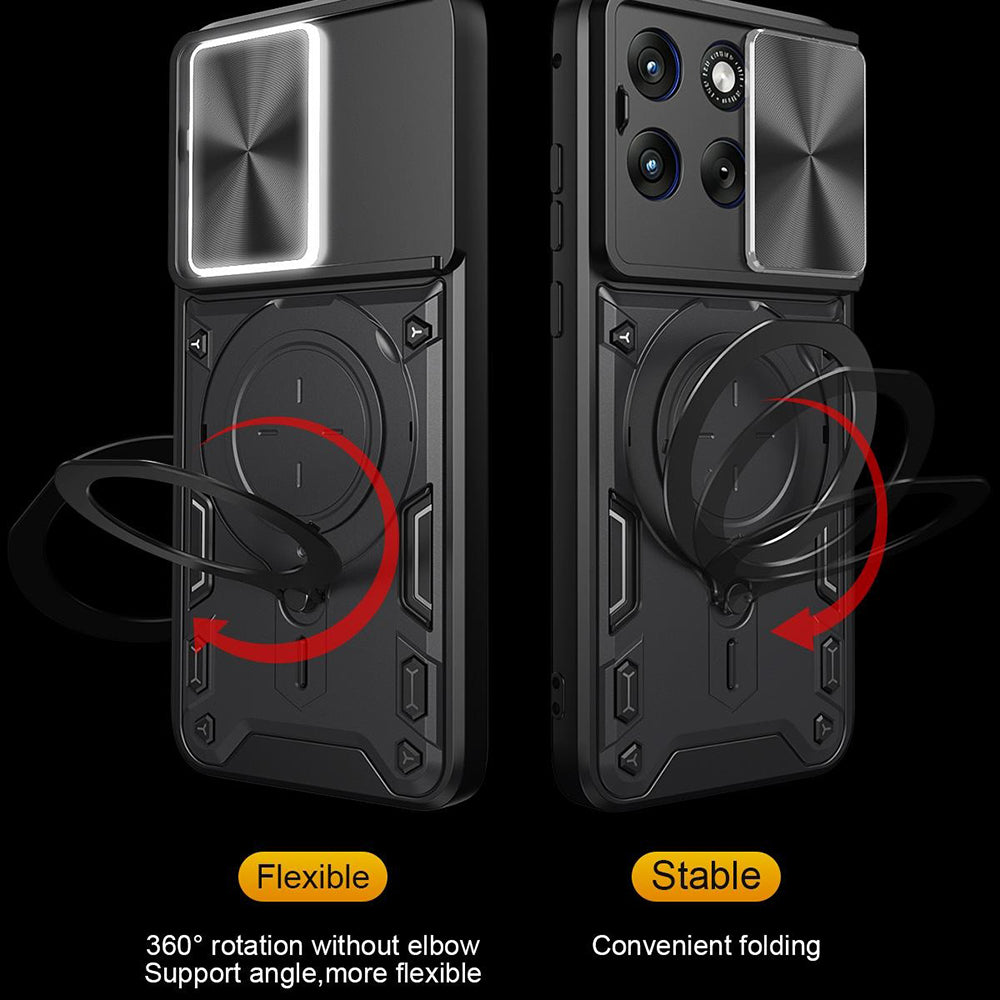 Cover til Motorola Edge 70 Fusion, Techsuit, CamGuard Pro, Lilla
