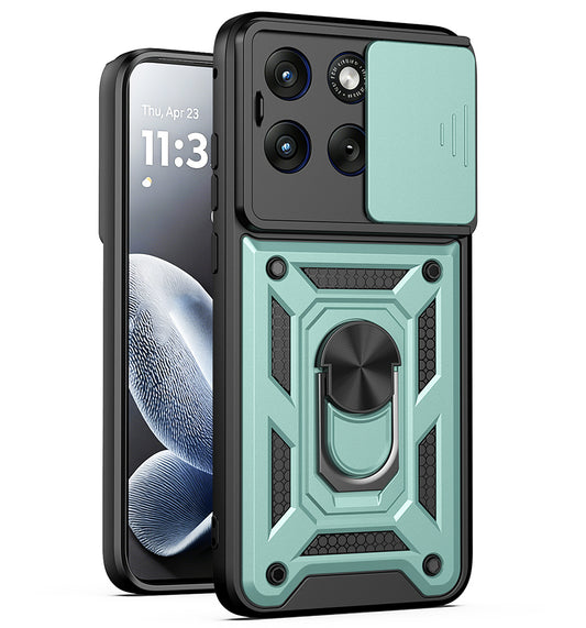 Cover til Motorola Edge 70 Fusion, Techsuit, CamShield, Grøn