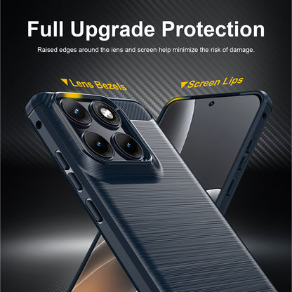 Cover til Motorola Edge 70 Fusion, Techsuit, Carbon, Blå