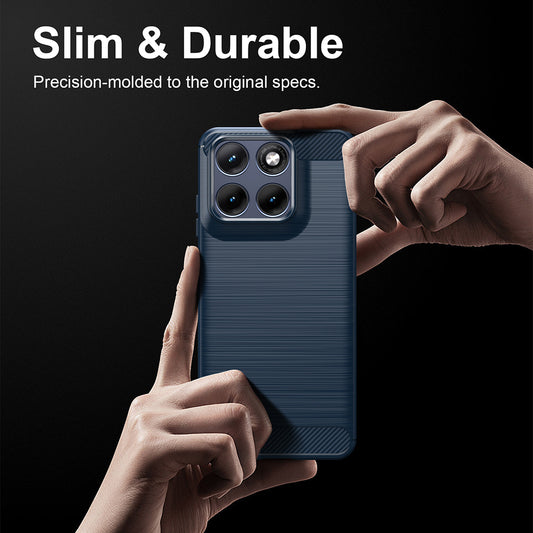 Cover til Motorola Edge 70 Fusion, Techsuit, Carbon, Blå