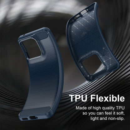 Cover til Motorola Edge 70 Fusion, Techsuit, Carbon, Blå