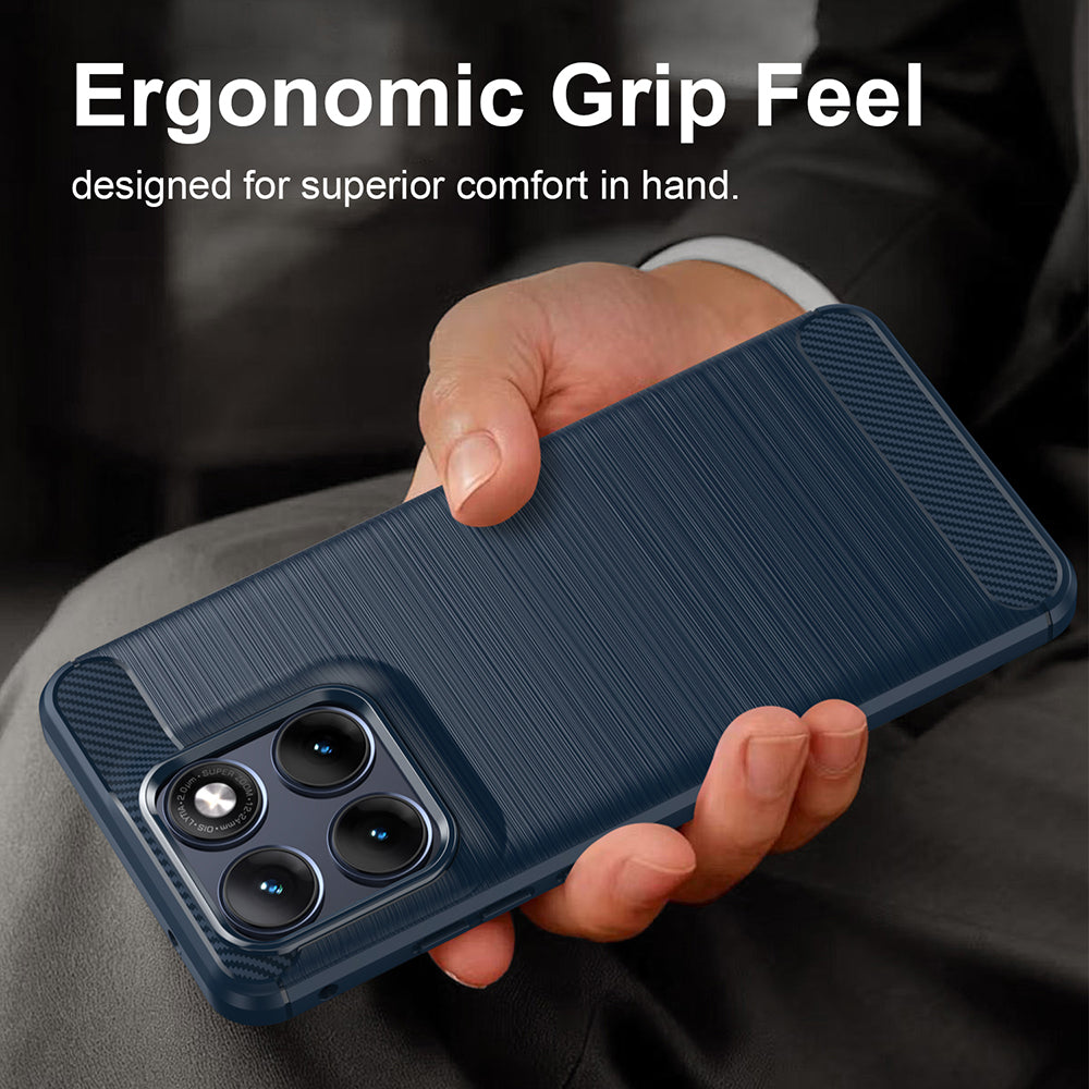 Cover til Motorola Edge 70 Fusion, Techsuit, Carbon, Blå