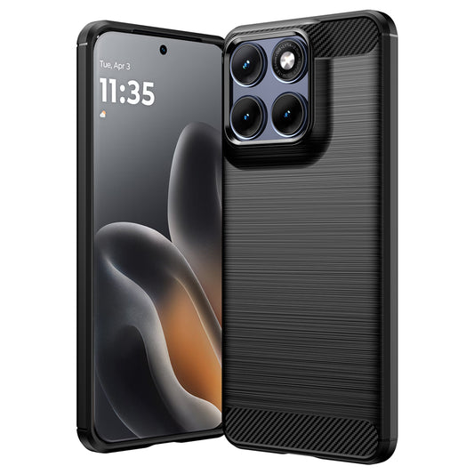 Etui til Motorola Edge 70 Fusion, Techsuit, Carbon, Sort