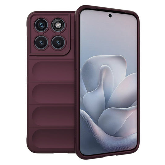 Cover til Motorola Edge 70 Fusion, Techsuit, Magic Shield, Vinrød