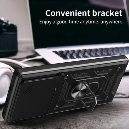 Cover til Motorola Edge 70 Max, Techsuit, CamShield, Sort