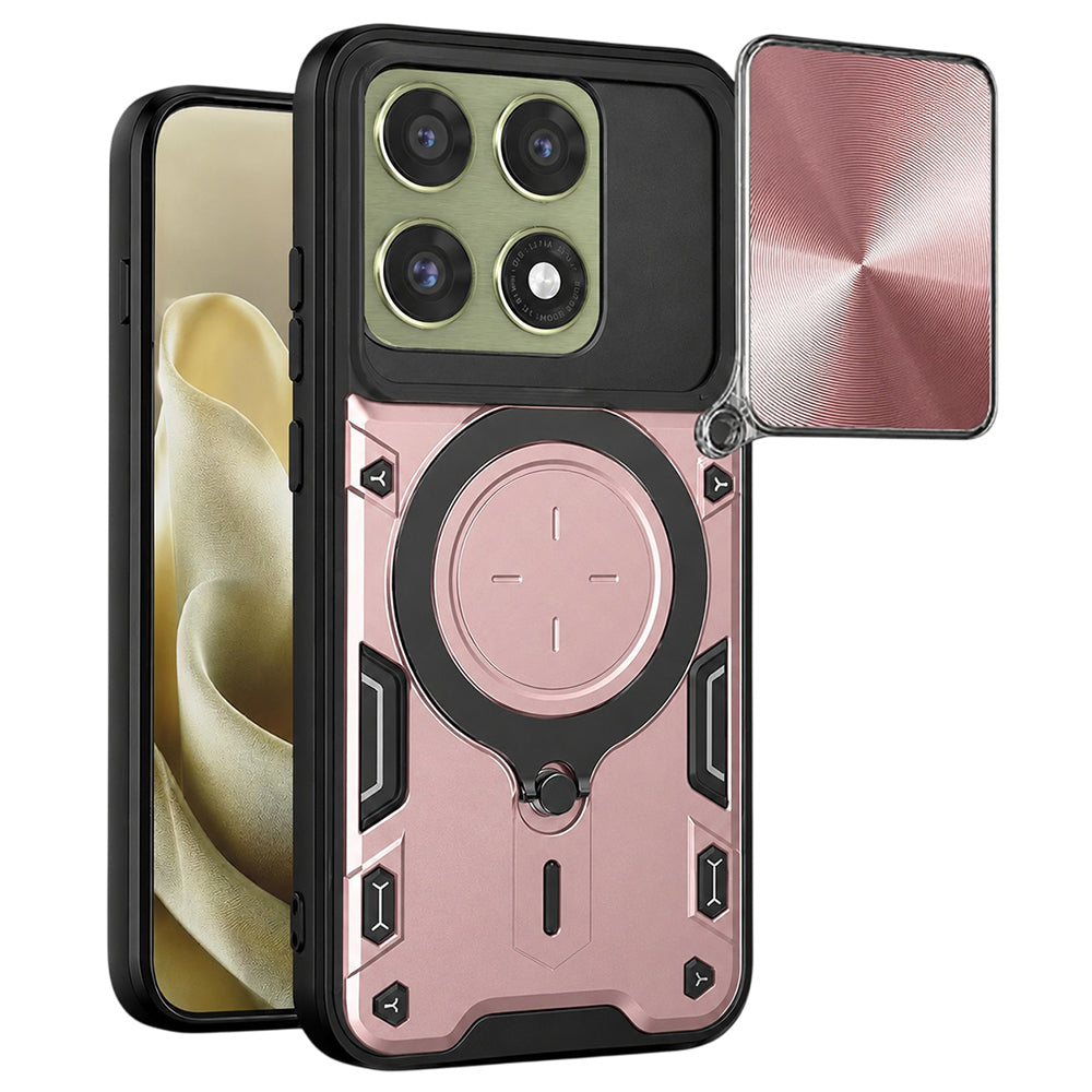 Cover til Motorola Edge 70 Pro, Techsuit, CamGuard Pro, Lyserød Guld