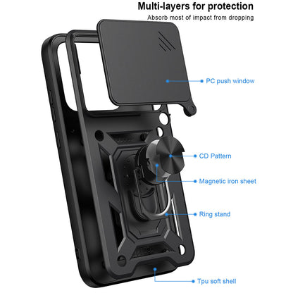 Cover til Motorola Edge 70 Pro, Techsuit, CamShield, Sort