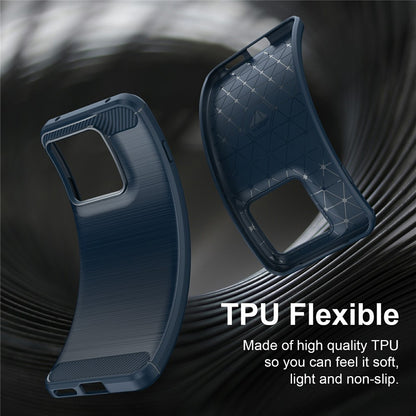 Cover til Motorola Edge 70 Pro, Techsuit, Carbon, Blå