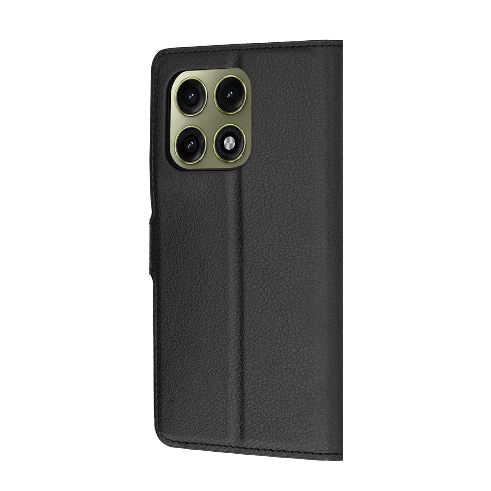 Cover til Motorola Edge 70 Pro, Techsuit, Leather Folio, Sort
